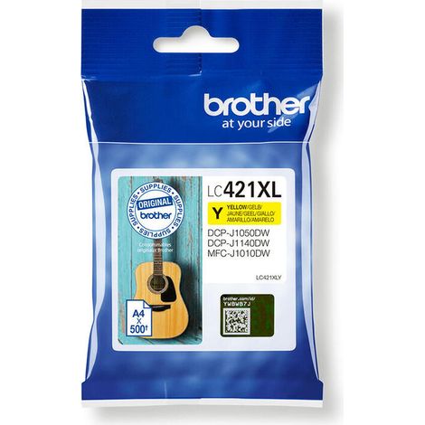 Cartucho de Tinta Original Brother LC-421XLY Amarillo