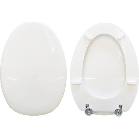 Copriwater Join Lungo Pozzi Ginori legno rivestito in resina poliestere bianco (1/4)