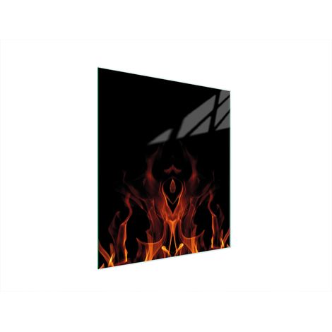 Glasschneidebrett 45x52 FEUER