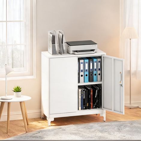 Meuble de rangement de bureau en métal 80 x 35 x 91 cm (1/5)