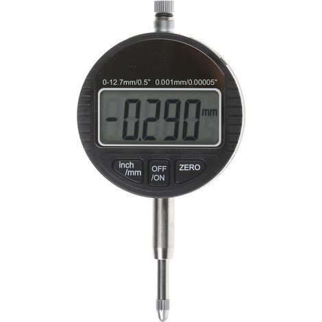 Comparateur RS PRO, Max 12.5mm, précision ±0,005 mm, résolution 0,001 mm Impérial et Métrique ( Prix pour 1 ) (1/5)