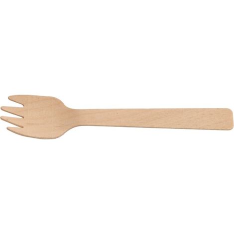 Petite Fourchette en bois FSC 10,5 cm - 3000 unités - Betik