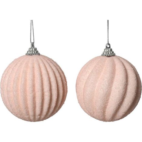 Pallina di Natale da Appendere in EVA colore Rosa Pezzo Singolo