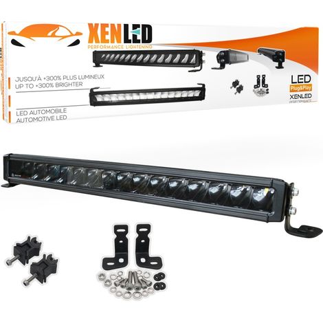 Barre LED XENLED 150W - PROFIL 21" - Homologuée R112 et R10 - 9000Lms LED OSRAM - 543mm - DROITE - PROFESSIONNELLE (1/5)