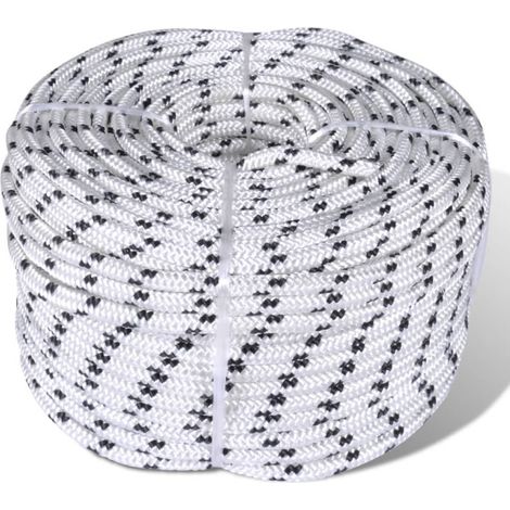 Corda Marina Intrecciata in Poliestere 10 mm x 50 m vidaXL