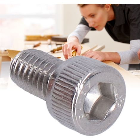 Vis à tête cylindrique creuse M610 en acier inoxydable 304 série M6 (1/5)