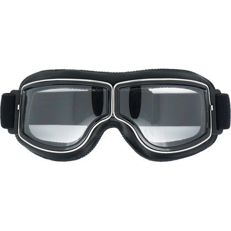 Motorradbrille – Stoßfeste Polycarbonat-Gläser – Ergonomisches, winddichtes Design – Verstellbar mit Schnalle – 1 Stück (1/5)