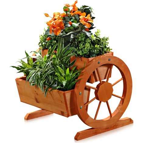 Melko 2x Blumenkübel + Räder und 2 Pflanzkasen Pflanzgefäß Balkon Pflanztrog Garten