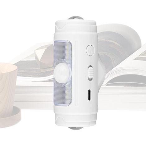Lumière à détecteur de mouvement rechargeable Veilleuses LED Magnétiques à Gadget d'éclairage pour placard pour chambre, cuisine, couloir, escalier, garage, sous-sol, toilet (1/5)