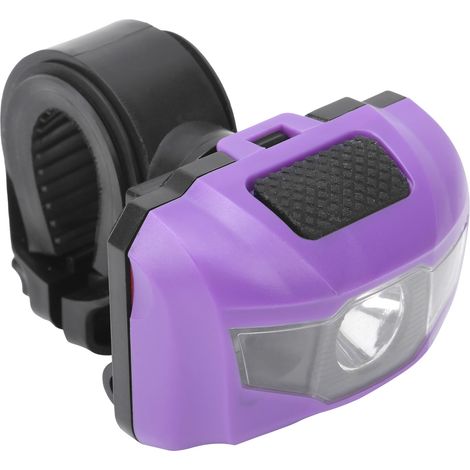 Lampe vélo avant arrière étanche, phare LED pour cyclisme nocturne - Violet (1/5)