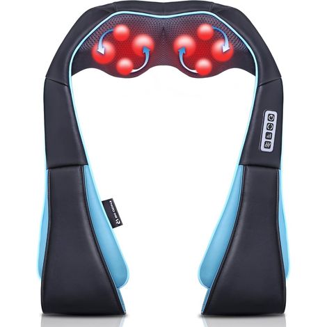 Filiyano-Massage Shiatsu de la nuque avec chaleur – Appareil de massage pour la nuque, les épaules et le dos, cadeau de Noël idéal pour tout le corps (1/5)