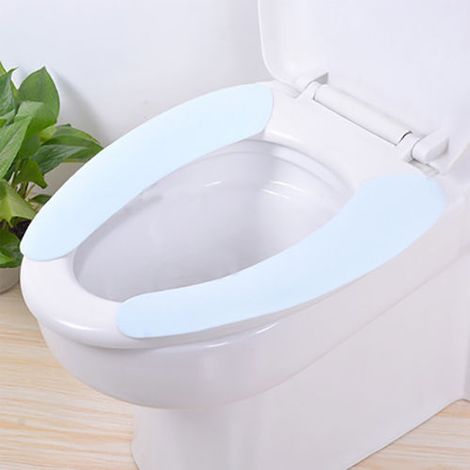 WC-Sitzbezüge (Paar) – selbstklebend – für den Heimgebrauch im Herbst und Winter – wasserfeste WC-Aufkleber – im Badezimmer abwaschbar