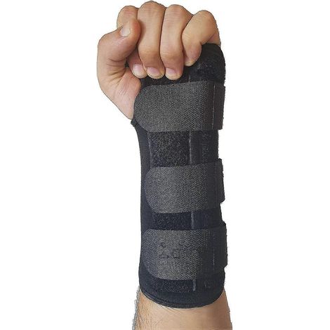 Protection de poignet Yaju avec attelle métallique robuste - Support de poignet (1 pièce), noir, main gauche (1/5)