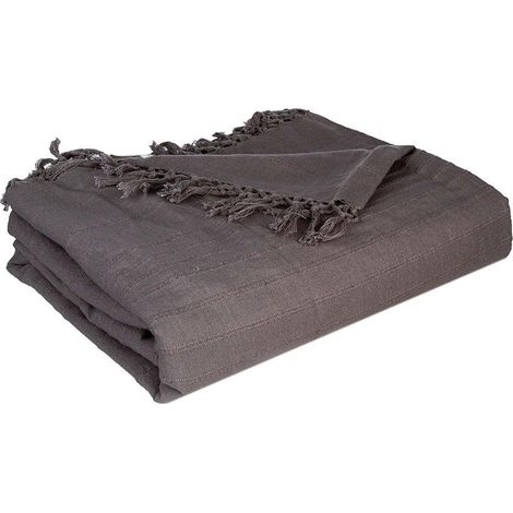 Atmosphera Copriletto Reversibile Grigio Moderno 230x250 cm