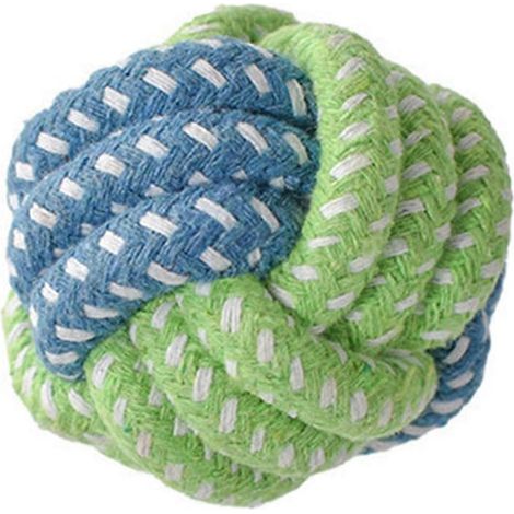 Rope Knot Jouet pour chien – résistant aux morsures et interactif – pour petits to grands chiens Tug-of-War et nettoyage des dents – UN (1/5)