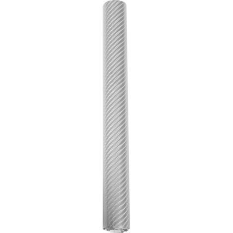Silberne Carbonfaser-Autofolie mit glatter Oberfläche