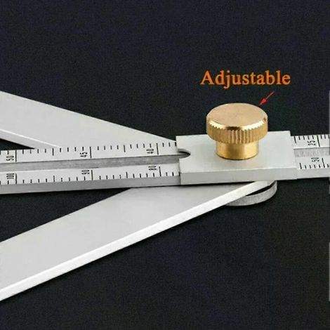Winkelmesser, silberfarben, Edelstahl, 1 Stück, 171 cm, Mehrwinkel-Eckwinkelmesser – JXLGV (1/4)