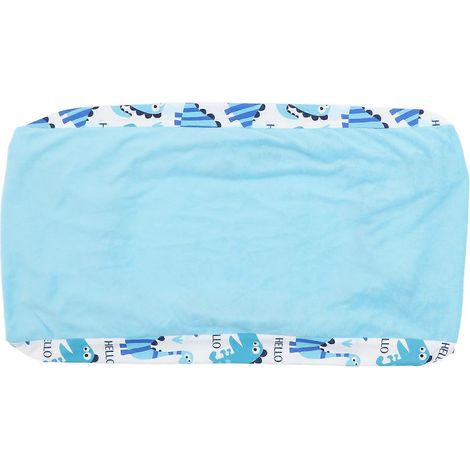 Housse de Matelas à Langer Douce et Respirante, Imprimé Élégant, Amovible et Lavable, Drap pour Table à langer Bébé, Format Universel (1/5)