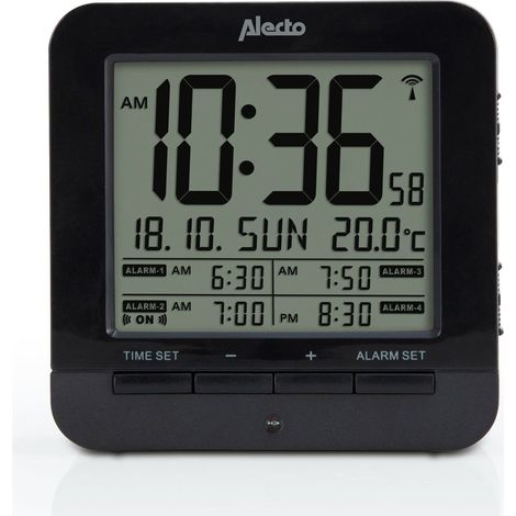 Reveil numerique avec thermometre et fonction snooze (1/5)