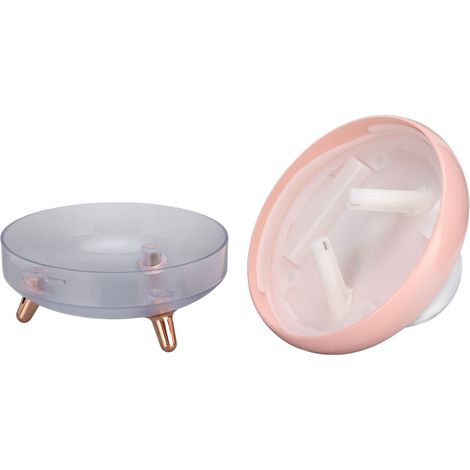 Humidificateur Mini Mignon 500ml Double Buse pour Bureau Voyage Chambre Bébé Voiture Rose (1/5)