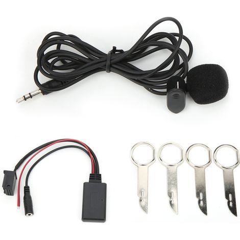Kit adaptateur Bluetooth 5.0 câble AUX musique mains libres avec microphone pour Ford Focus/Mondeo/C-Max (1/5)
