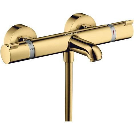Hansgrohe Ecostat Comfort - Miscelatore termostatico per vasca da bagno, color oro lucido 13114990 (1/3)