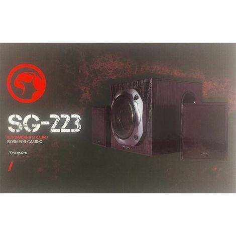 Altoparlanti Marvo Scorpion Sg-223 Speakers Sistema Audio 2.1 Canali Suono Stereo