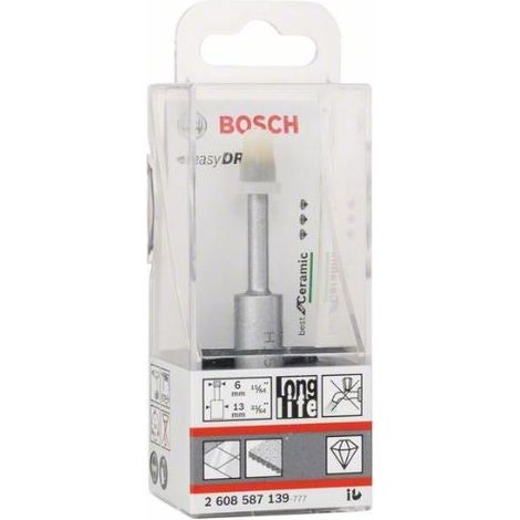 bosch broca diamante easydry 6 6x33 mm porcelanico 2608587139