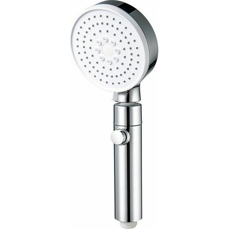 Green Mobility-Pommeau de Douche,Pommeau Douche Anti Calcaire,Douche Haute Pression avec Jets,Douchette avec Interrupteur,Pommeau de Douche Economie d'eau,Douchette Douche Salle de Bain Universel (1/5)