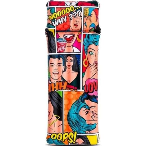 Matelas gonflable pop art - JUANIO - Pour enfants de 6 ans et plus - Dimensions 183 x 71 cm (1/3)