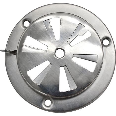 Lntyq Grille d'aération ronde en acier inoxydable pour sèche-linge, thermostat et four (1/5)