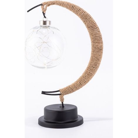 Lampe décorative en fer - Lunar LED Night light avec fil de cuivre sans batterie (1/5)