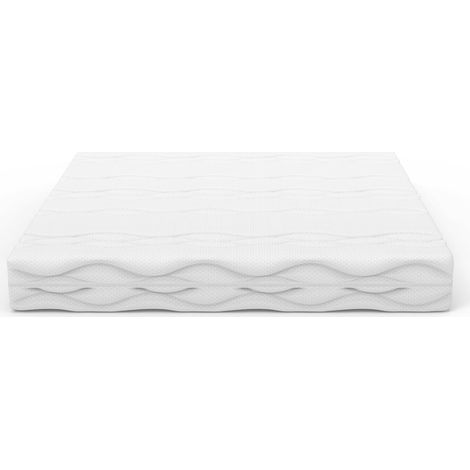 Matelas à ressorts ensachés 90x200 cm, fermeté H3, 7 zones ergonomiques, hauteur 20 cm, housse lavable - sans matelas (1/5)