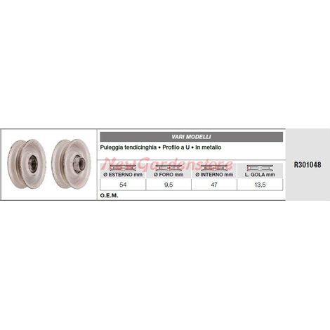 Puleggia tendicinghia VARIMODELLI trattorino rasaerba tagliaerba R301048