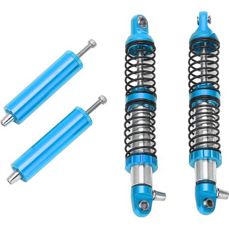 Amortisseurs Avant Arrière Bleus pour Voiture RC AXIAL SCX10 1/10 - Pièces Amélioration Performance (1/5)