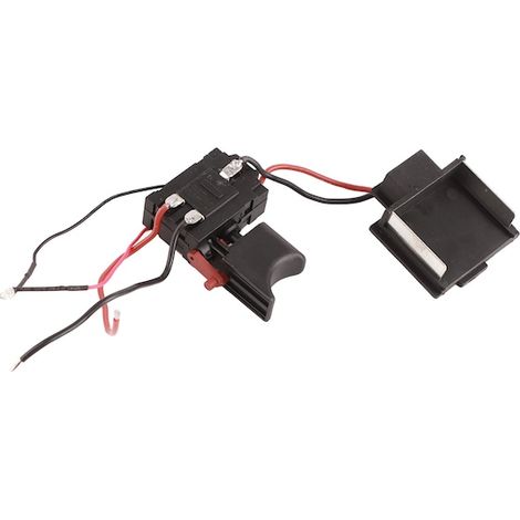 Interrupteur gâchette pour perceuse électrique 7,2 V-24 V CC, noir, pièce de rechange, remplacement facile, outil électrique (1/5)