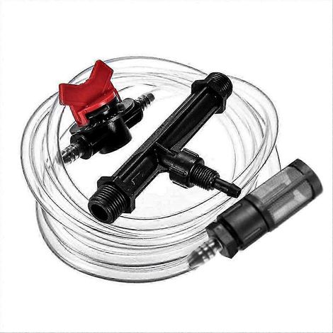 Kit d'injecteurs d'engrais Venturi pour irrigation - Injecteurs mélangeurs 3/4 pouce compatibles avec les tubes d'irrigation goutte à goutte pour jardinage et agriculture (1/5)