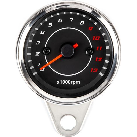 Universeller Motorrad-Drehzahlmesser mit LED-Hintergrundbeleuchtung, modifizierter Motorrad-Motor-Drehzahlmesser mit LED-Beleuchtung