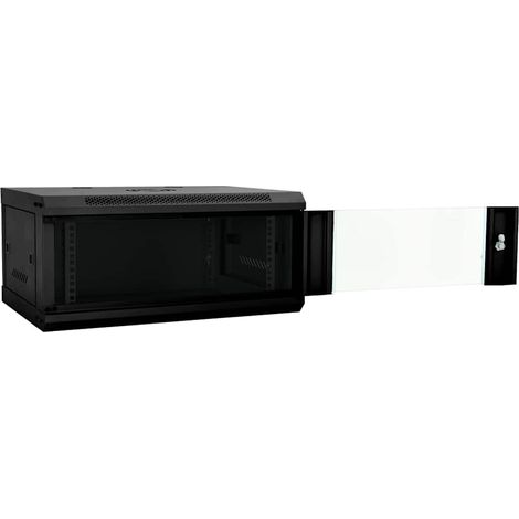 Maison Exclusive - Armario de red con almacenamiento Negro 60 x 3