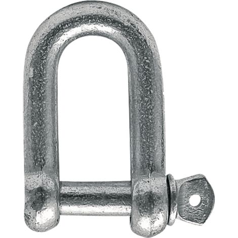 Gerader Schäkel 3/8" 10 x 29 x 14mm 0,3t 2 Stück.