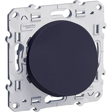 Schneider Electric Odace salida de cable antracita robusta (1/2)