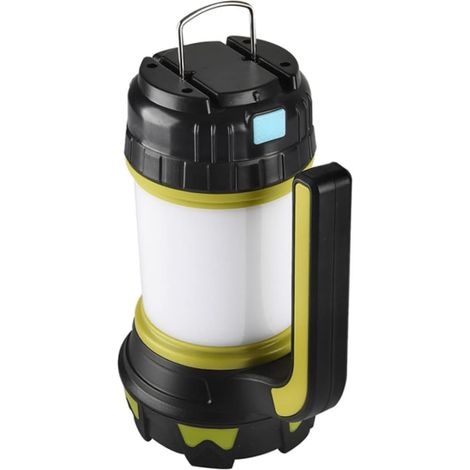 Lampe de camping rechargeable, projecteur LED étanche, plusieurs modes, projecteur portable, lampe torche, lampe de camping rechargeable