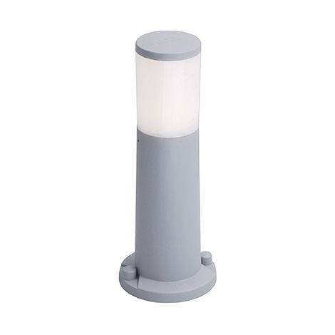 Farola amelia 1xe27 8,5w con pulsador cct (3colores) ip55 al.40xd.10cm resina gris