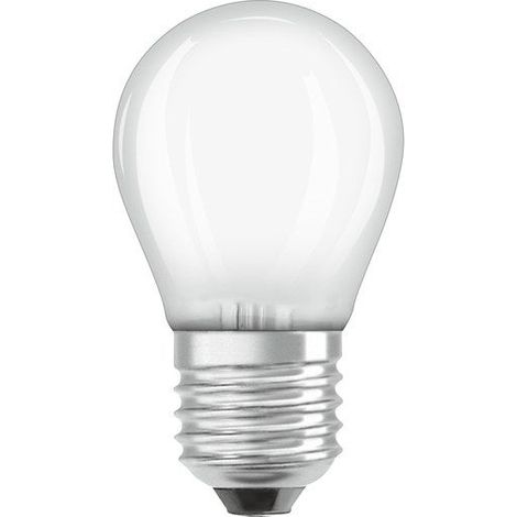 Bombilla LED variable opaca esférica E27 470 Lm 40 W blanco neutro, OSRAM OSRAM