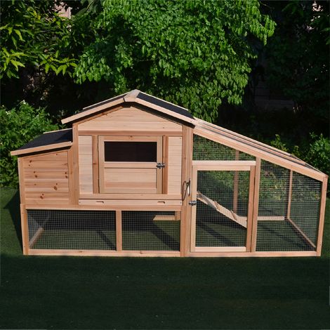 Poulailler Soie 4 À 6 Poules Toit Shingle Et Polycarbonate (1/5)