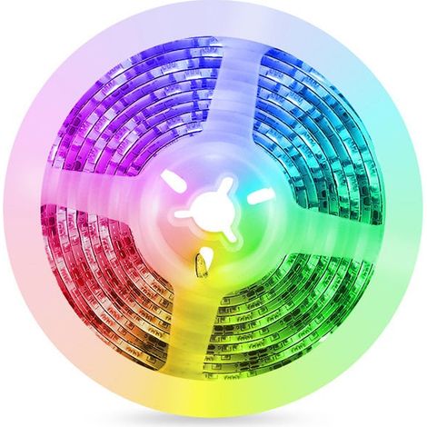 Ruban LED Connecté Wifi 5M RGB USB IP20 - SILUMEN (1/5)