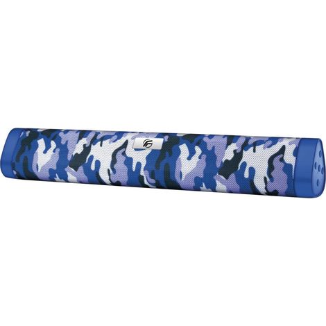 Enceinte Bluetooth Fenner A15 10W BT5.0 Carte TF USB FM AUX Camouflage Bleu
