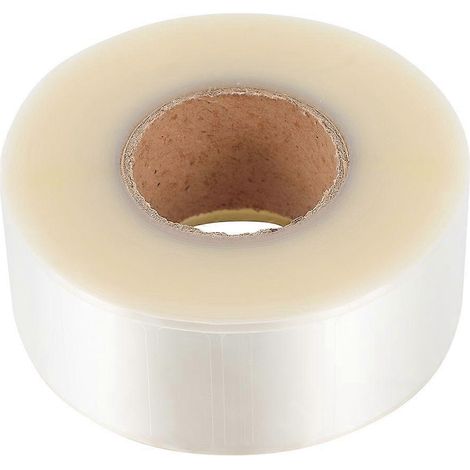 Rouleau de protège-étiquettes, étiquettes transparentes, protège-étiquettes pour codes-barres, étiquettes PVC, protège-étiquettes transparents, jaune clair (1/4)
