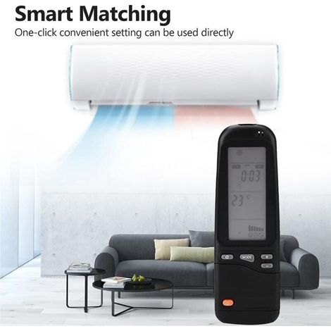 Télécommande Universelle pour climatiseur, Télécommande de Remplacement de Climatiseur 25 en 1 pour Electra/Airwell/Emailair/Elco RC-3 (1/5)