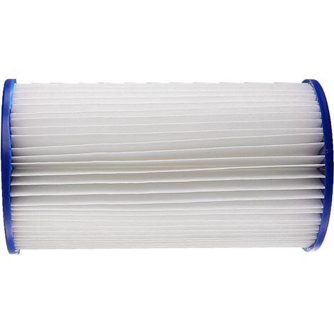 vhbw 3x Filter Cartridge Replacement for Bestway 58221, 58095, Type 4, Type IV for Swimming Pool, Filter Pump - Water Filter, Blue White